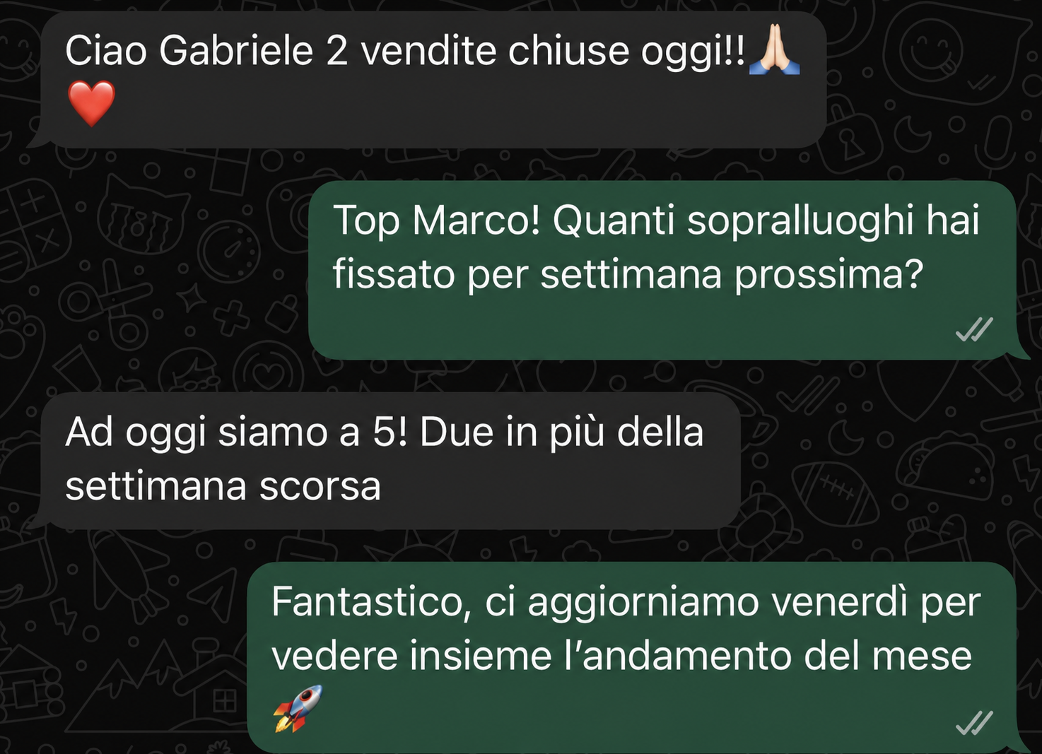 Testimonianza WhatsApp cliente TermoFlow 4